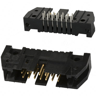 102159-2 by TE Connectivity AMP Connectors - CONNECTOR HEADER R/A 14POS 2.54MM