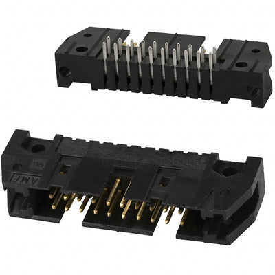 102161-4 by TE Connectivity AMP Connectors - CONNECTOR HEADER R/A 20POS 2.54MM