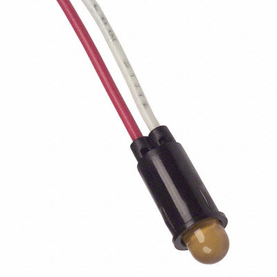 5102H3-12V by Visual Communications Company - VCC - LED AMBER 1/4"" HOLE 12V PAN MNT