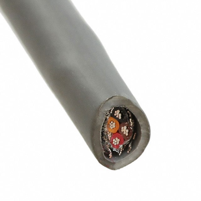 5114C SL002 by Alpha Wire - CABLE 4CON 24AWG SLATE SHLD 500