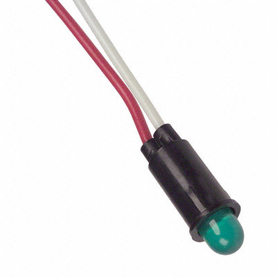 5100H5LC by Visual Communications Company - VCC - LED GREEN 1/4"" HOLE PANEL MOUNT