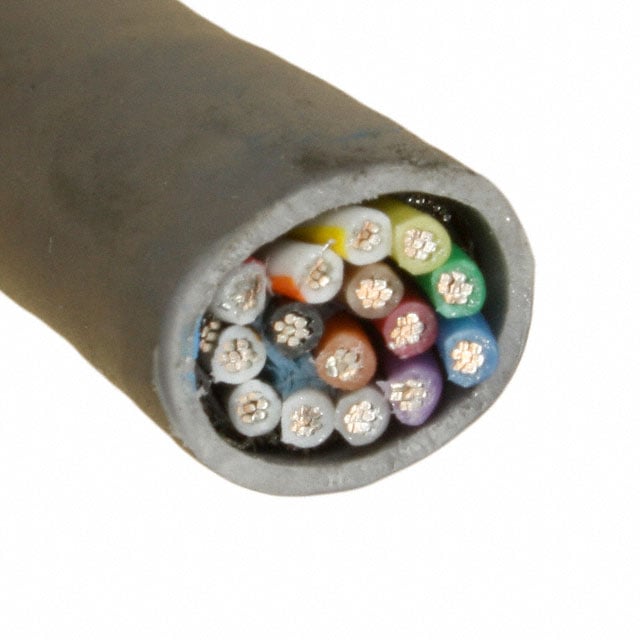 5120/15C SL002 by Alpha Wire - CABLE 15COND 24AWG SHLD 500