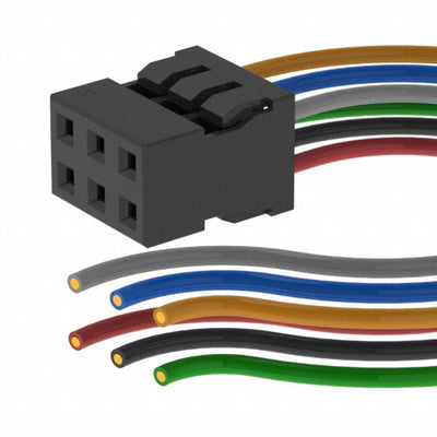 0511100650-20-A-6-X by Molex - 6 CIRC CABLE ASSY 20"" X