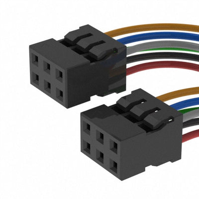 0511100650-40-A-6-Z by Molex - 6 CIRC CABLE ASSY 40"" Z