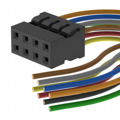 0511100850-10-A-6-X by Molex - 8 CIRC CABLE ASSY 10"" X