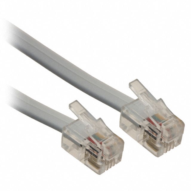 512-26-4400-WH-0007F by CNC Tech - CABLE MOD 4P4C PLUG TO PLUG 7