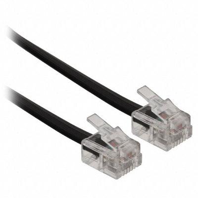 512-26-6400-BL-0025F by CNC Tech - CABLE MOD 6P4C PLUG TO PLUG 25
