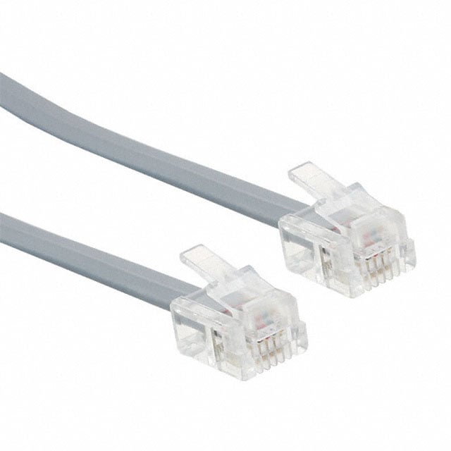 512-26-6400-SV-0025F by CNC Tech - CABLE MOD 6P4C PLUG TO PLUG 25