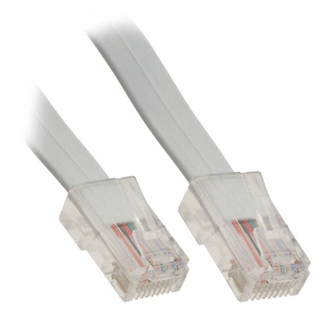 512-26-8800-WH-0014F by CNC Tech - CABLE MOD 8P8C PLUG TO PLUG 14