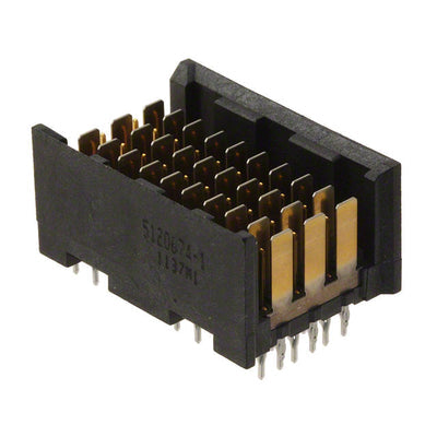 5120674-1 by TE Connectivity AMP Connectors - CONNECTOR HEADER DUAL BEAM 60POS PCB
