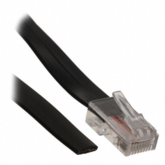 513-26-8800-BL-0014F by CNC Tech - CABLE MOD 8P8C PLUG TO CABLE 14