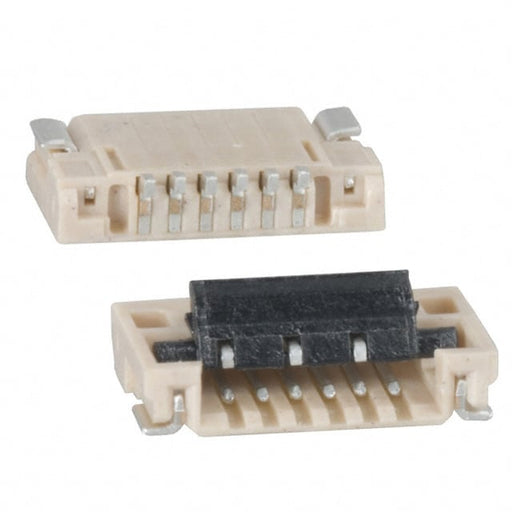 0514410693 by Molex - CONNECTOR FFC BOTTOM 6POS 0.5MM R/A