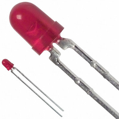 HLMP-1301 by Broadcom Limited - LED RED DIFFUSED T-1 T/H