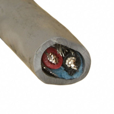5172C SL005 by Alpha Wire - CABLE 2CON 16AWG SLATE SHLD 100