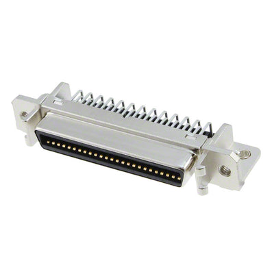 5178238-7 by TE Connectivity AMP Connectors - CONNECTOR RECPT 50POS R/A SOLDER
