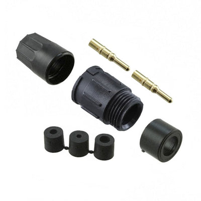 5180-2PG-3DC by Conxall/Switchcraft - CONNECTOR RECPT MALE 2POS GOLD CRIMP