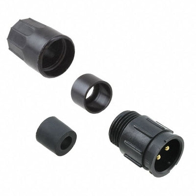 5182-2PG-328 by Conxall/Switchcraft - CONNECTOR RECPT MALE 2P GOLD SLDR CUP