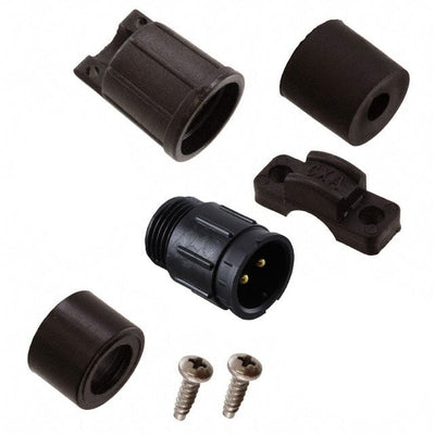 5182-2PG-530 by Conxall/Switchcraft - CONNECTOR RECPT MALE 2P GOLD SLDR CUP