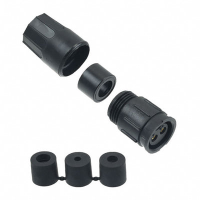 5182-2SG-3DC by Conxall/Switchcraft - CONNECTOR RECPT FMALE 2P GOLD SLDR CUP