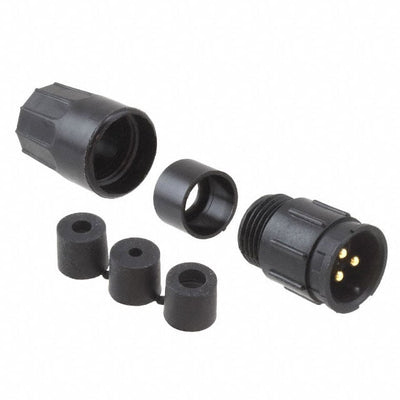 5182-3PG-3DC by Conxall/Switchcraft - CONNECTOR RECPT MALE 3P GOLD SLDR CUP
