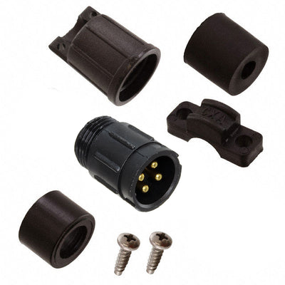 5182-4PG-515 by Conxall/Switchcraft - CONNECTOR RECPT MALE 4P GOLD SLDR CUP