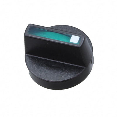 52-928.50 by EAO - ROTATING KNOB BLACK/GREEN D18 PL