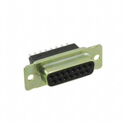 5205736-7 by TE Connectivity AMP Connectors - CONNECTOR D-SUB RCPT 15POS VERT SLDR