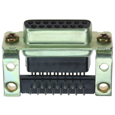5205868-1 by TE Connectivity AMP Connectors - CONNECTOR D-SUB RCPT 15POS R/A SLDR
