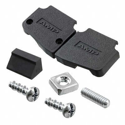 5206390-1 by TE Connectivity AMP Connectors - CONNECTOR BACKSHELL 25P 45/180DEG BLK