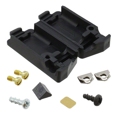 206478-1 by TE Connectivity AMP Connectors - CONNECTOR BACKSHELL 9P 45/180DEG BLK