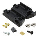206478-1 by TE Connectivity AMP Connectors - CONNECTOR BACKSHELL 9P 45/180DEG BLK