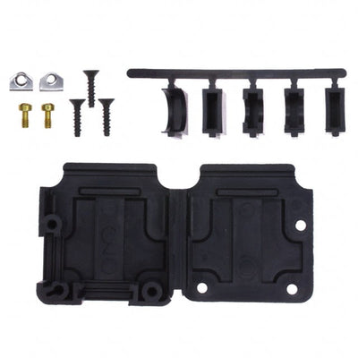 5207908-7 by TE Connectivity AMP Connectors - CONNECTOR BACKSHELL 25P 90/180DEG BLK