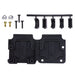 5207908-7 by TE Connectivity AMP Connectors - CONNECTOR BACKSHELL 25P 90/180DEG BLK