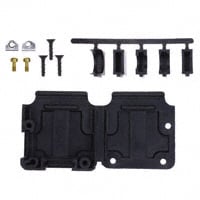 5207908-7 by TE Connectivity AMP Connectors - CONNECTOR BACKSHELL 25P 90/180DEG BLK