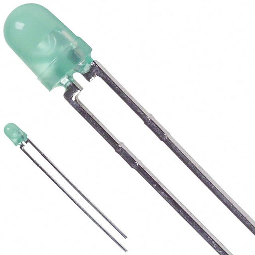 5219210F by Dialight - LED GREEN DIFFUSED 3MM T/H