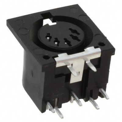 5211450-1 by TE Connectivity AMP Connectors - CONNECTOR RECPT FMALE DIN 5POS SOLDER