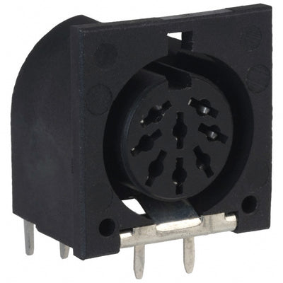 5211511-1 by TE Connectivity AMP Connectors - CONNECTOR RECPT FMALE DIN 8POS SOLDER