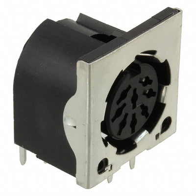 5212034-1 by TE Connectivity AMP Connectors - CONNECTOR RECPT FMALE DIN 8POS SOLDER