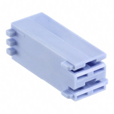 521204-1 by TE Connectivity AMP Connectors - CONNECTOR RECPT HOUSING 0.25 2POS BLUE