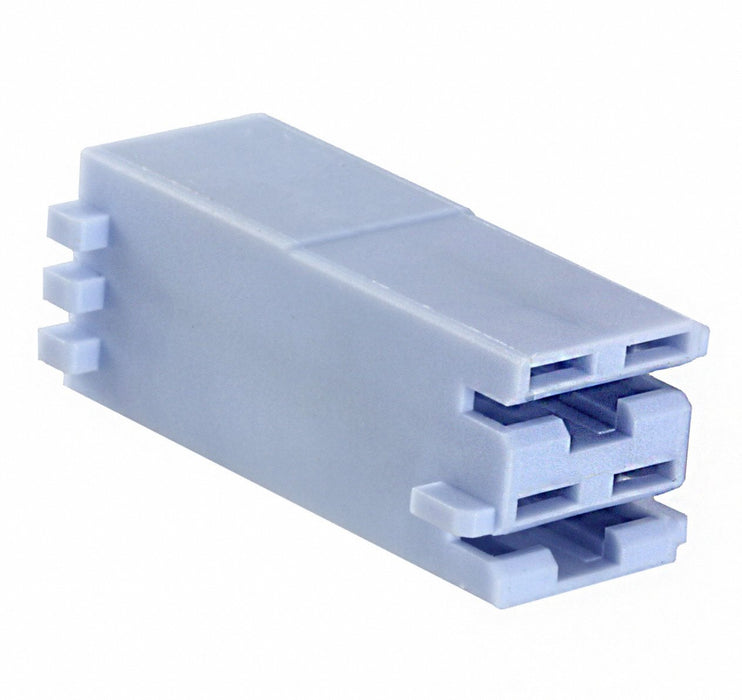 521204-2 by TE Connectivity AMP Connectors - CONNECTOR RECPT HOUSING 0.25 2POS BLUE