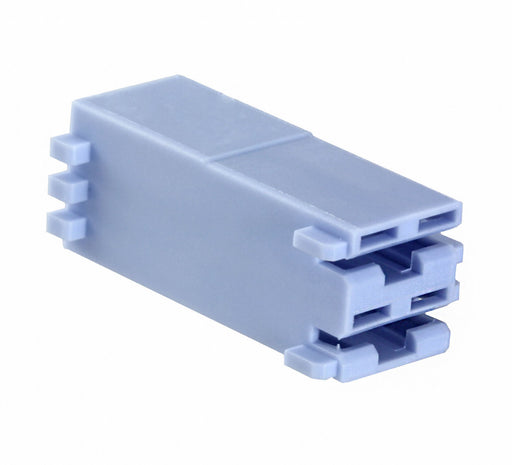 521204-6 by TE Connectivity AMP Connectors - CONNECTOR RECPT HOUSING 0.25 2POS BLUE