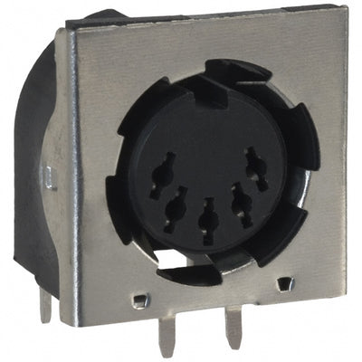 5212044-1 by TE Connectivity AMP Connectors - CONNECTOR RECPT FMALE DIN 5POS SOLDER