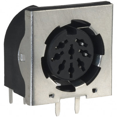 5212047-1 by TE Connectivity AMP Connectors - CONNECTOR RECPT FMALE DIN 8POS SOLDER