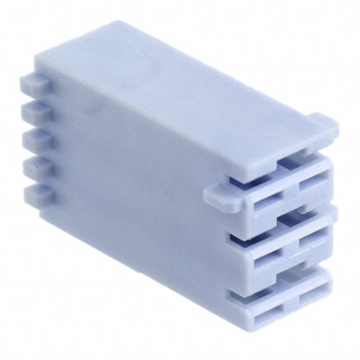 521205-1 by TE Connectivity AMP Connectors - CONNECTOR RECPT HOUSING 0.25 3POS BLUE