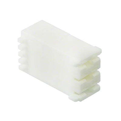 521205-6 by TE Connectivity AMP Connectors - CONNECTOR RECPT HSG 0.25 3POS NATURAL