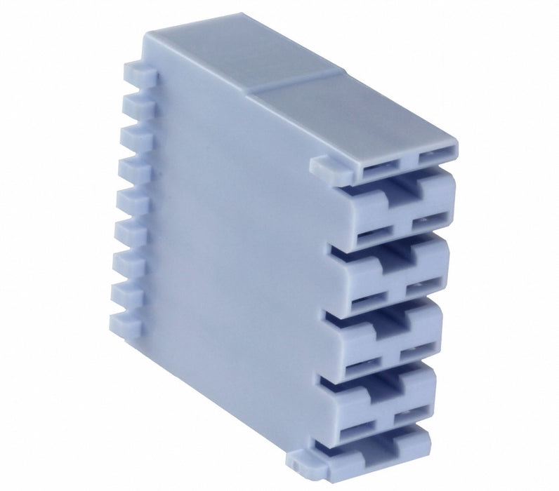 521207-3 by TE Connectivity AMP Connectors - CONNECTOR RECPT HOUSING 0.25 5POS BLUE