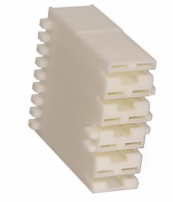 521207-4 by TE Connectivity AMP Connectors - CONNECTOR RECPT HSG 0.25 5POS NATURAL