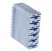 521208-1 by TE Connectivity AMP Connectors - CONNECTOR RECPT HOUSING 0.25 6POS BLUE