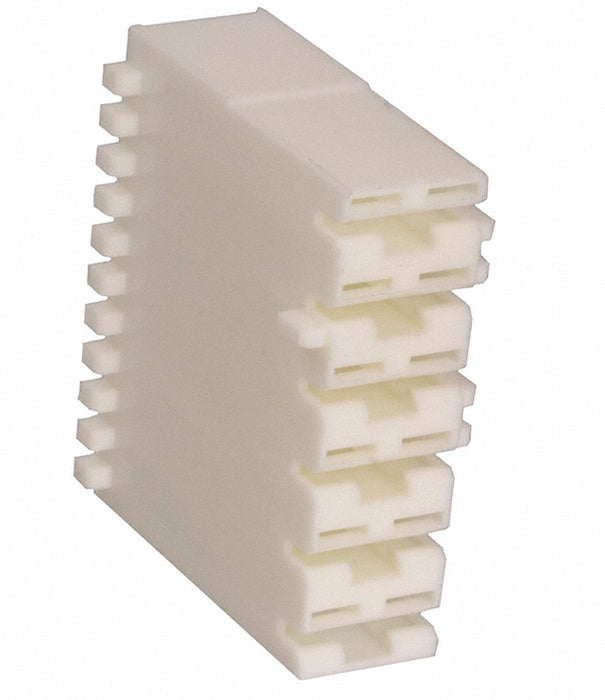 521208-5 by TE Connectivity AMP Connectors - CONNECTOR RECPT HSG 0.25 6POS NATURAL