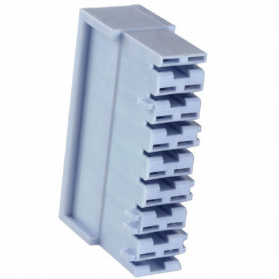 521210-5 by TE Connectivity AMP Connectors - CONNECTOR RECPT HOUSING 0.25 8POS BLUE
